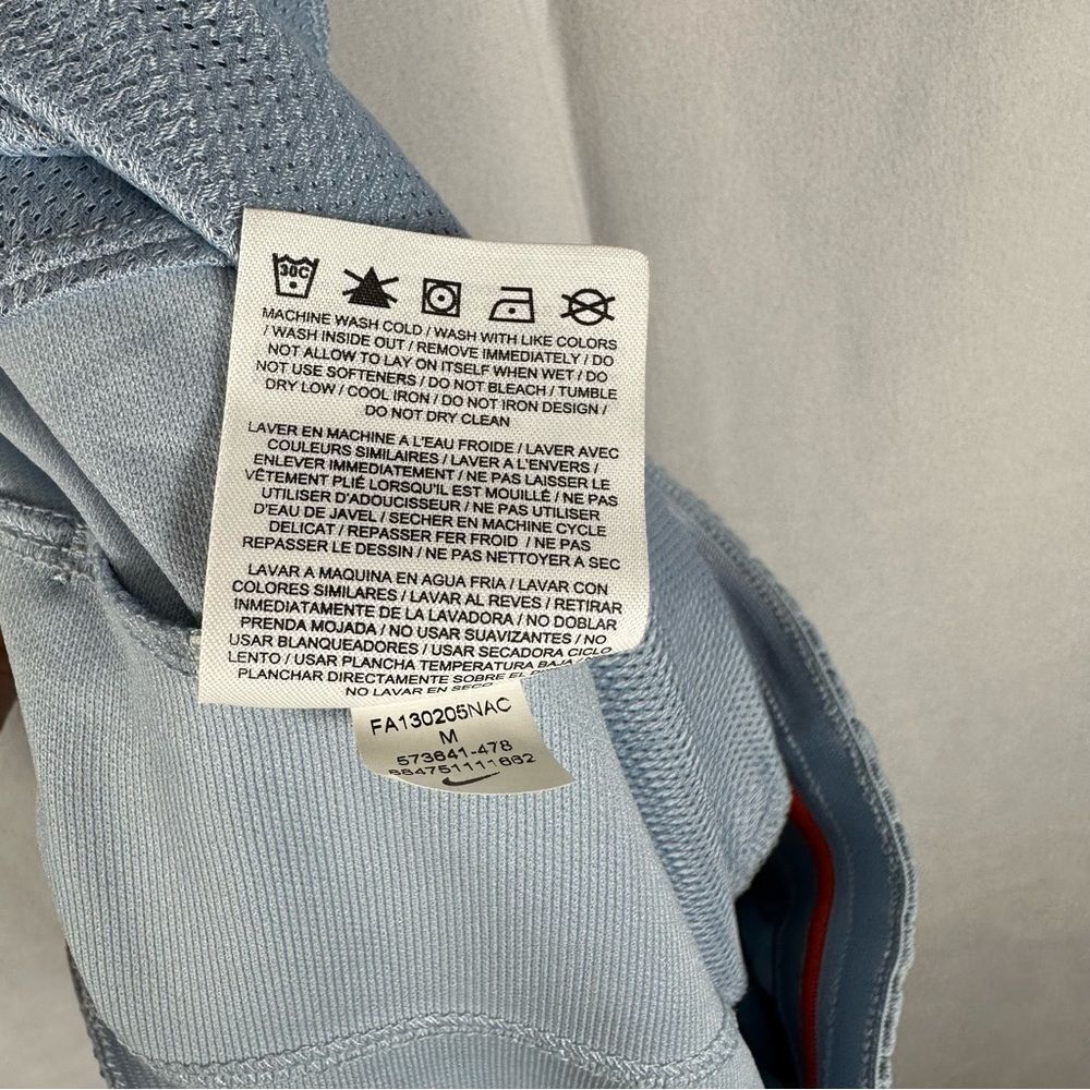 NWT Nike Men’s Kevin Durant KD Light Blue & Gray Dri-Fit Basketball Shorts M - Picture 15 of 15